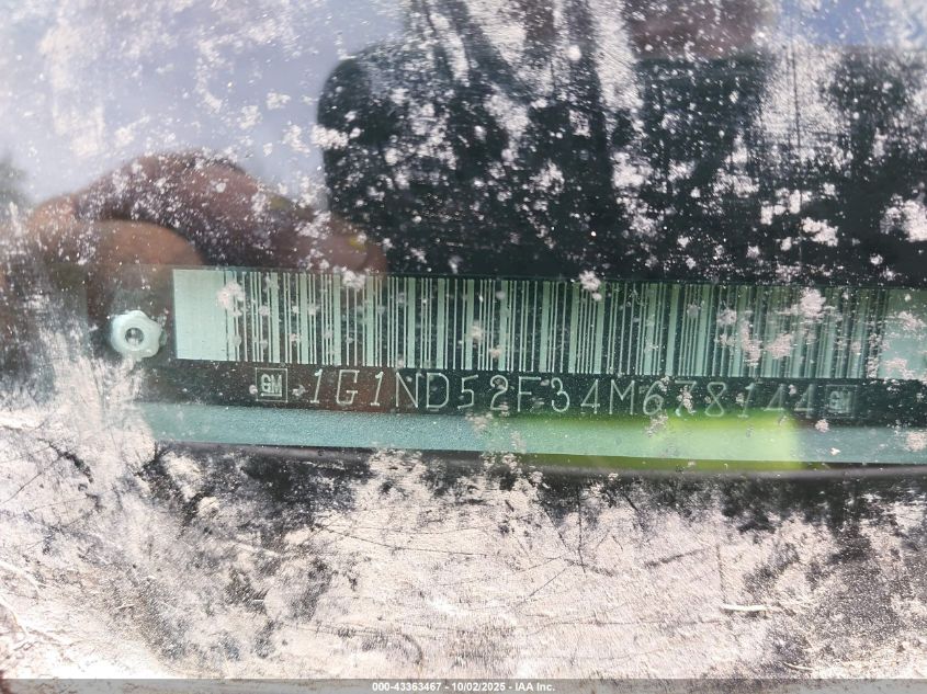 2004 Chevrolet Classic VIN: 1G1ND52F34M678144 Lot: 43363467