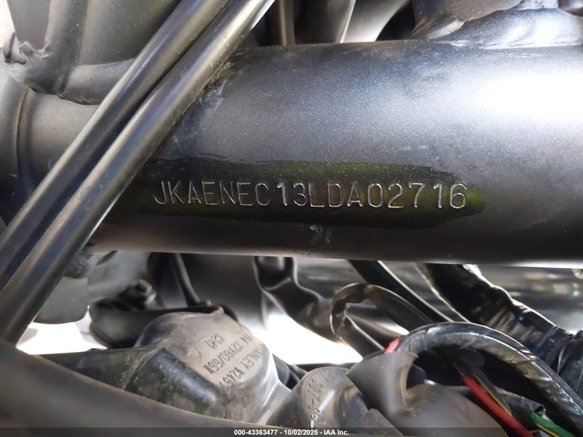 2020 Kawasaki En650 C VIN: JKAENEC13LDA02716 Lot: 43363477
