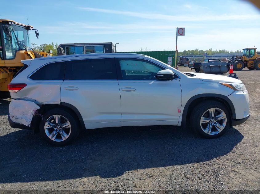 2019 Toyota Highlander Limited VIN: 5TDDZRFH2KS983322 Lot: 43363494