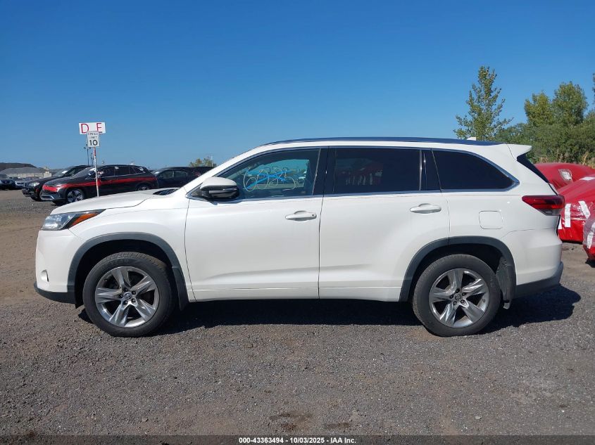 2019 Toyota Highlander Limited VIN: 5TDDZRFH2KS983322 Lot: 43363494