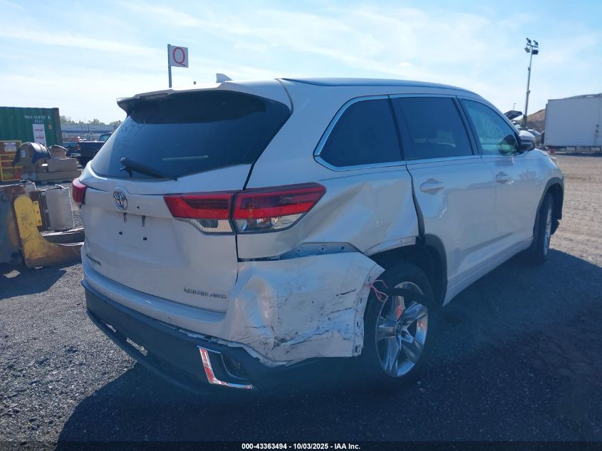 2019 Toyota Highlander Limited VIN: 5TDDZRFH2KS983322 Lot: 43363494