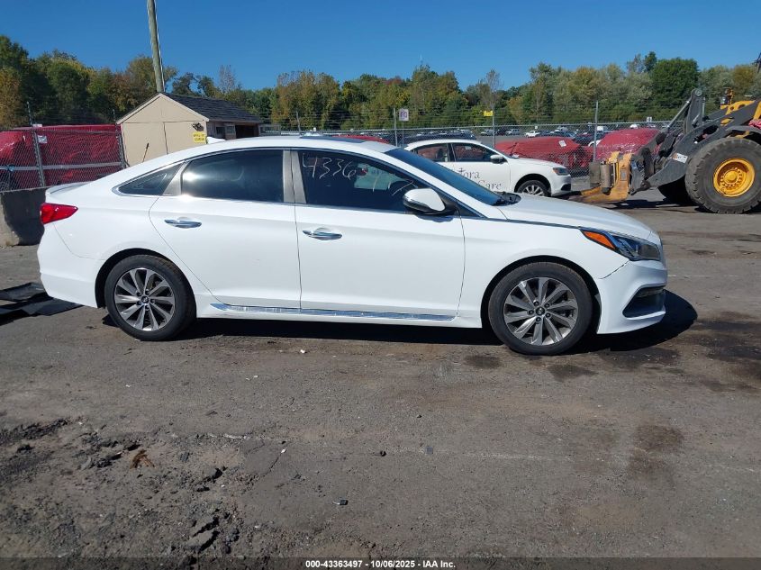 2016 Hyundai Sonata Sport VIN: 5NPE34AF9GH372554 Lot: 43363497