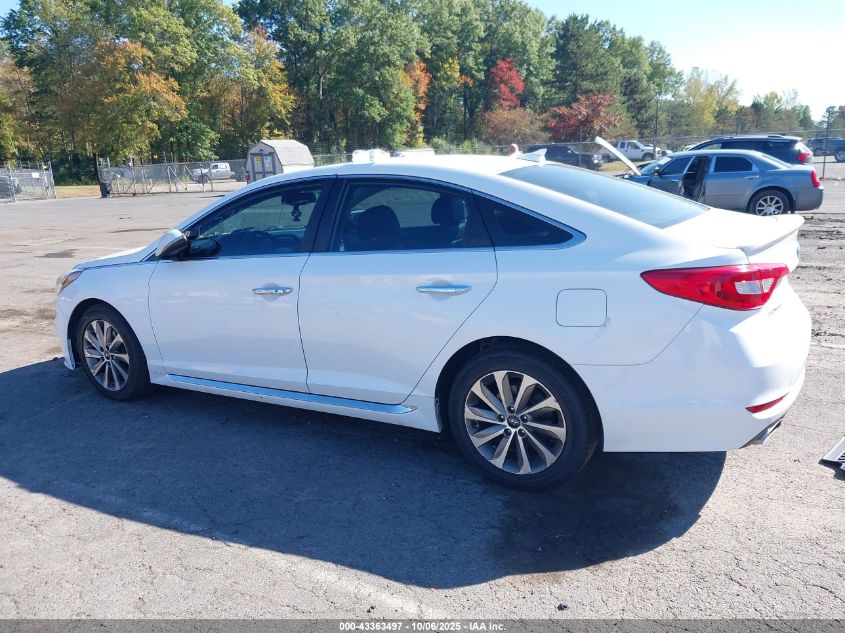 2016 Hyundai Sonata Sport VIN: 5NPE34AF9GH372554 Lot: 43363497