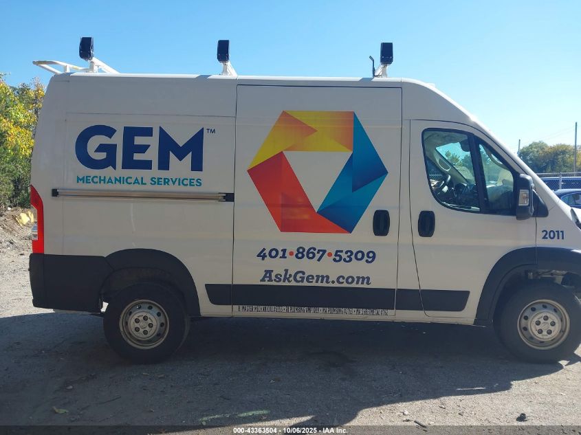 2023 Ram Promaster 1500 High Roof 136 Wb VIN: 3C6LRVBG1PE537544 Lot: 43363504