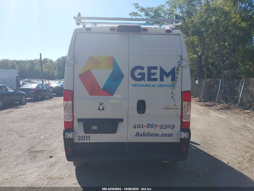 2023 Ram Promaster 1500 High Roof 136 Wb VIN: 3C6LRVBG1PE537544 Lot: 43363504