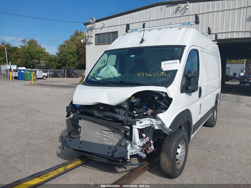 2023 Ram Promaster 1500 High Roof 136 Wb VIN: 3C6LRVBG1PE537544 Lot: 43363504