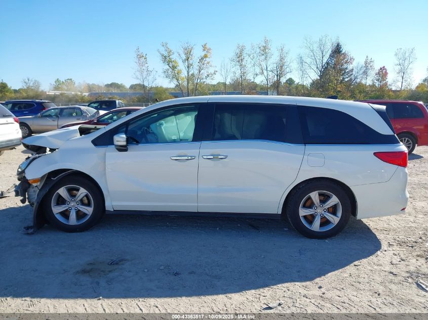 2019 Honda Odyssey Ex-L VIN: 5FNRL6H7XKB033708 Lot: 43363517