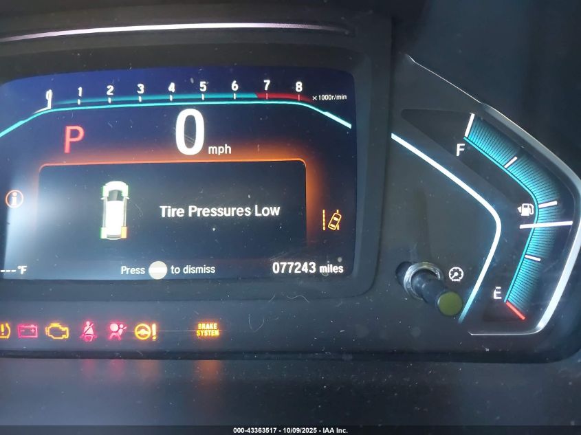 2019 Honda Odyssey Ex-L VIN: 5FNRL6H7XKB033708 Lot: 43363517