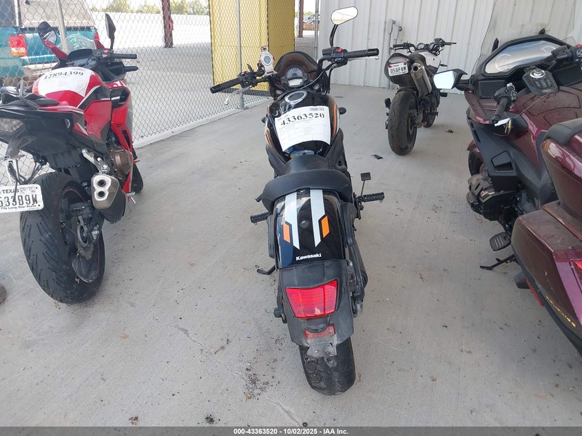 2022 Kawasaki En650 L VIN: JKAENEL18NDA00382 Lot: 43363520