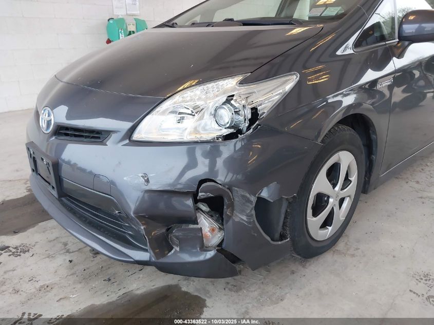 2015 Toyota Prius Two VIN: JTDKN3DU0F0399879 Lot: 43363522