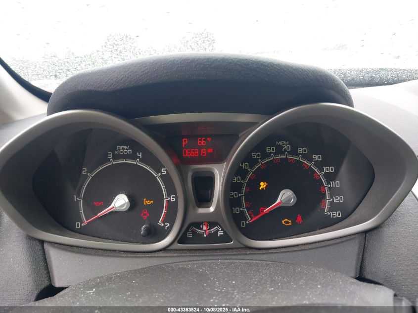 2012 Ford Fiesta Se VIN: 3FADP4BJ0CM125680 Lot: 43363524