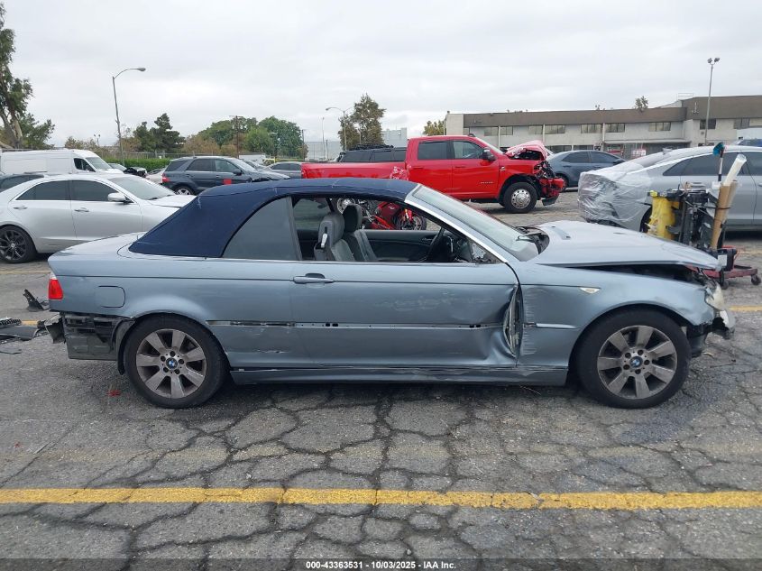 2006 BMW 325Ci VIN: WBABW33416PX88579 Lot: 43363531