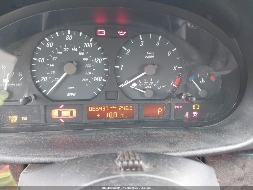 2006 BMW 325Ci VIN: WBABW33416PX88579 Lot: 43363531