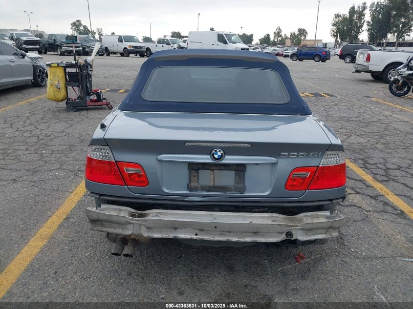 2006 BMW 325Ci VIN: WBABW33416PX88579 Lot: 43363531
