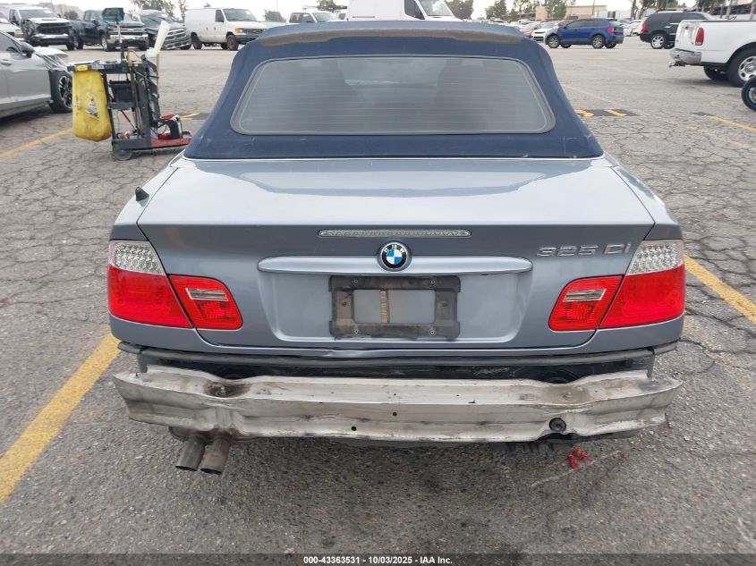2006 BMW 325Ci VIN: WBABW33416PX88579 Lot: 43363531