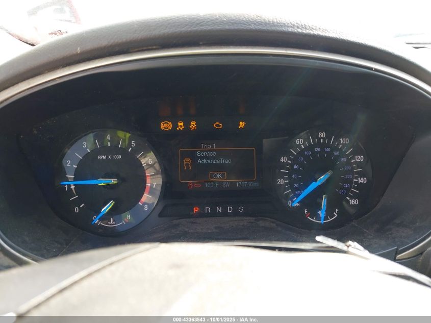 2016 Ford Fusion Se VIN: 1FA6P0HD4G5100540 Lot: 43363543