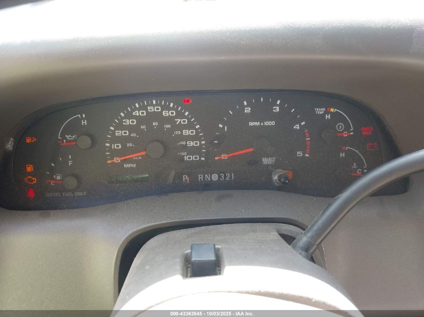 2004 Ford F-350 Lariat/Xl/Xlt VIN: 1FTSW31P54EA01285 Lot: 43363545