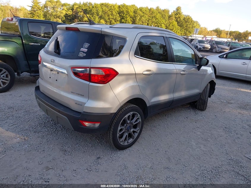 2020 Ford Ecosport 2.0 Titanium Silver Lot 111043363559 Vin MAJ6S3KLXLC326054