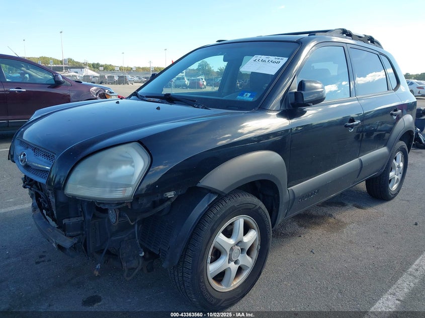 KM8JN72D25U191205 2005 HYUNDAI TUCSON photo no. 2