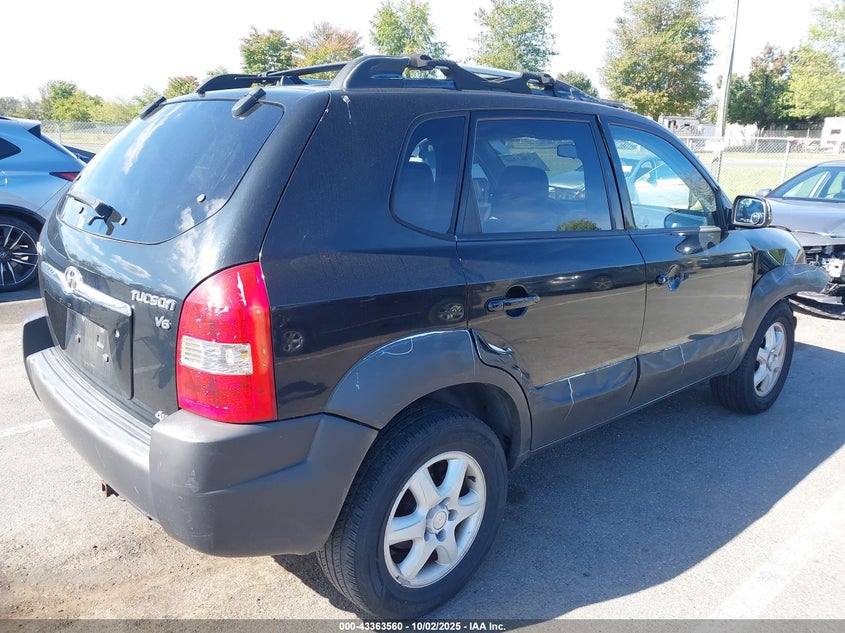 KM8JN72D25U191205 2005 HYUNDAI TUCSON photo no. 4