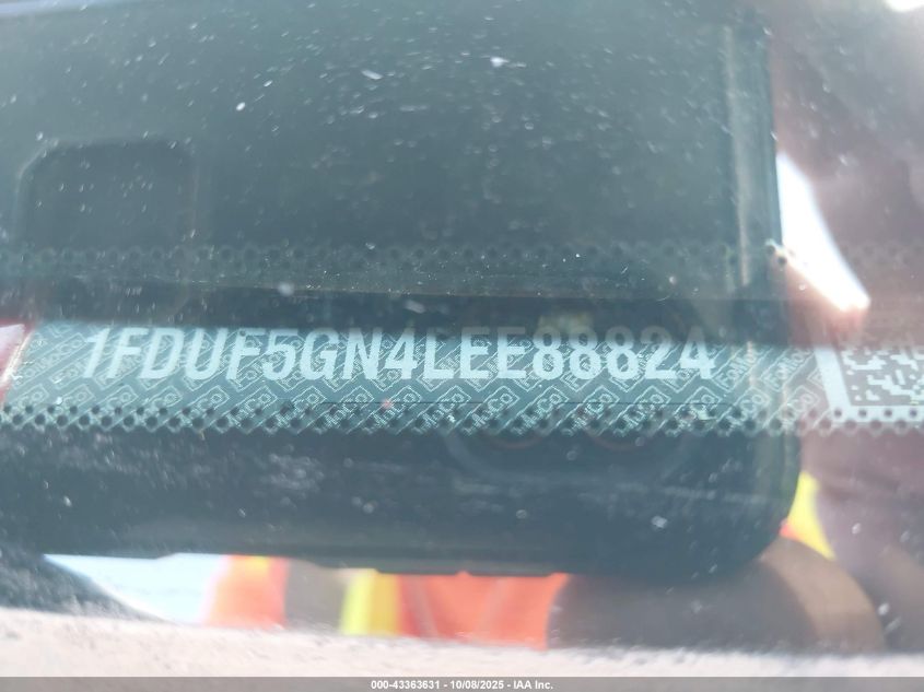 2020 Ford F-550 Chassis Xl VIN: 1FDUF5GN4LEE88824 Lot: 43363631