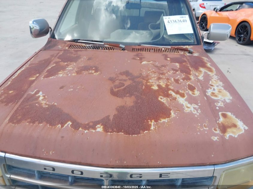 1993 Dodge Dakota VIN: 1B7FL23X3PS233536 Lot: 43363640