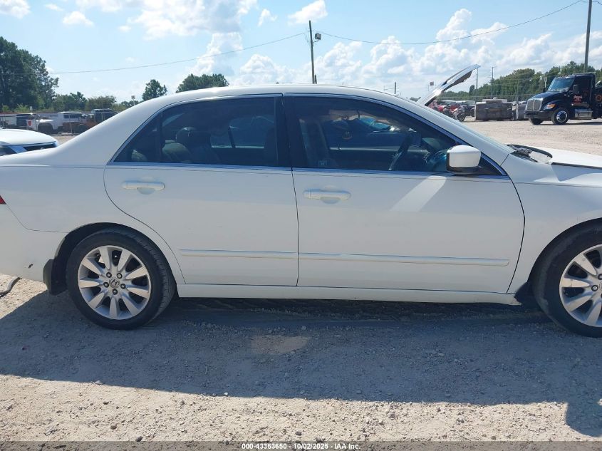 2007 Honda Accord 3.0 Ex VIN: 1HGCM665X7A093042 Lot: 43363650