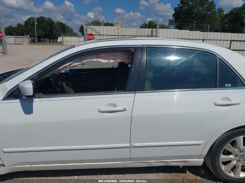 2007 Honda Accord 3.0 Ex VIN: 1HGCM665X7A093042 Lot: 43363650