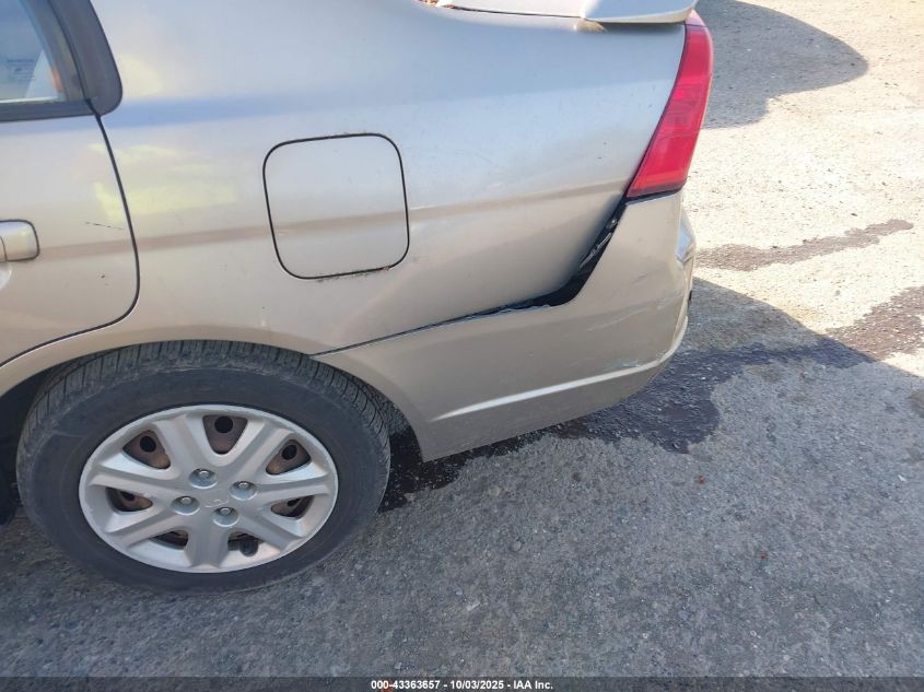 2003 Honda Civic Ex VIN: 2HGES267X3H594243 Lot: 43363657