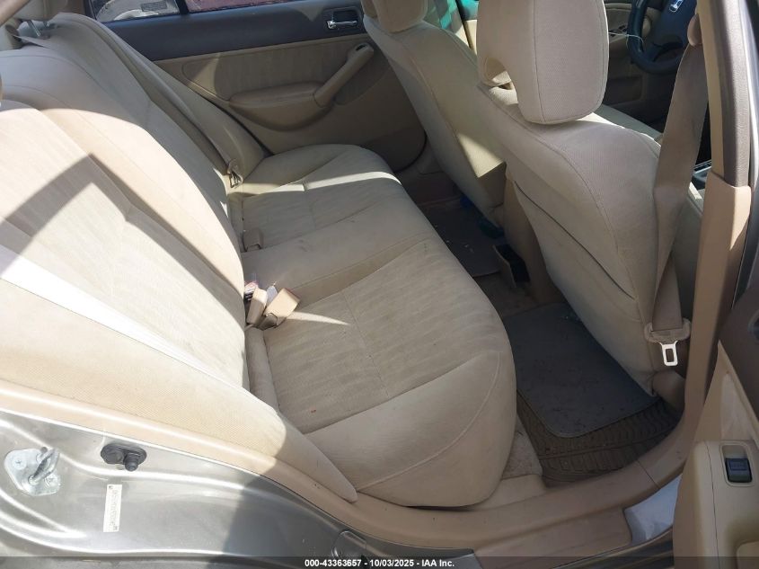 2003 Honda Civic Ex VIN: 2HGES267X3H594243 Lot: 43363657