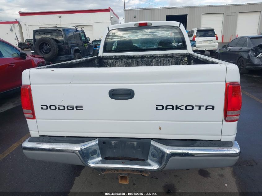 2004 Dodge Dakota Sport VIN: 1D7HG32N94S647036 Lot: 43363658