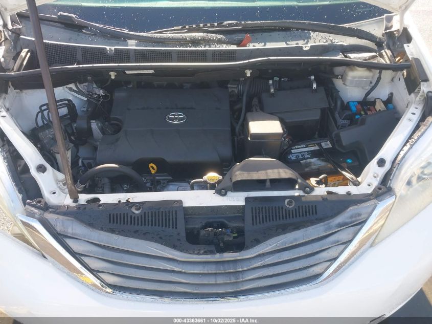 2011 Toyota Sienna Xle V6 VIN: 5TDYK3DC7BS013637 Lot: 43363661