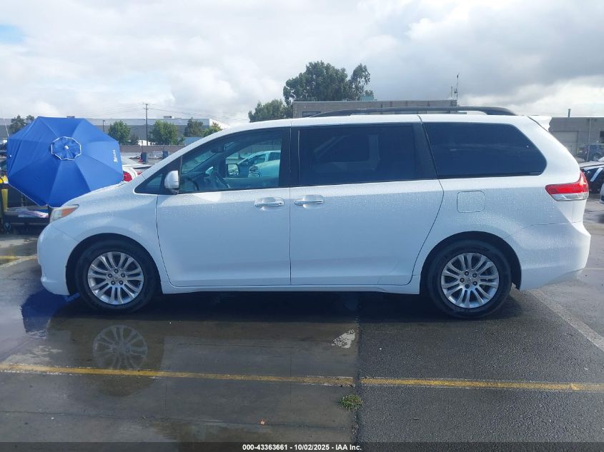 2011 Toyota Sienna Xle V6 VIN: 5TDYK3DC7BS013637 Lot: 43363661