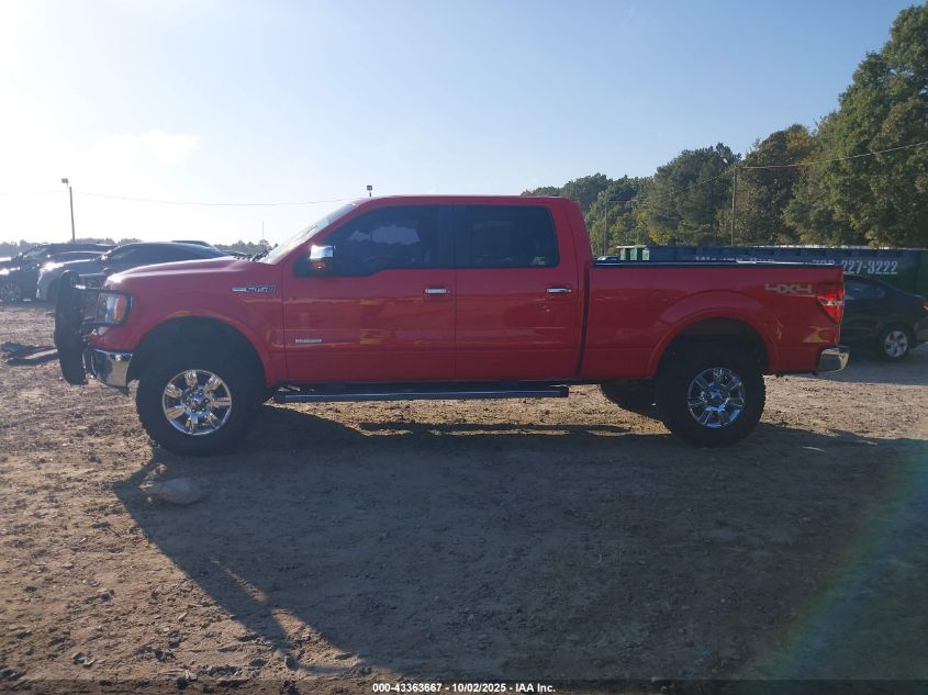 2012 Ford F-150 Lariat VIN: 1FTFW1ET5CFB52973 Lot: 43363667