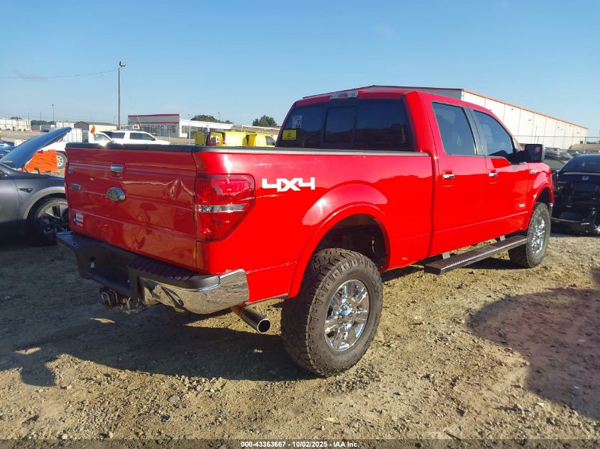 2012 Ford F-150 Lariat VIN: 1FTFW1ET5CFB52973 Lot: 43363667