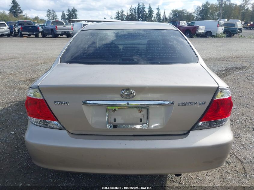 2006 Toyota Camry Le VIN: 4T1BE32K46U718142 Lot: 43363682