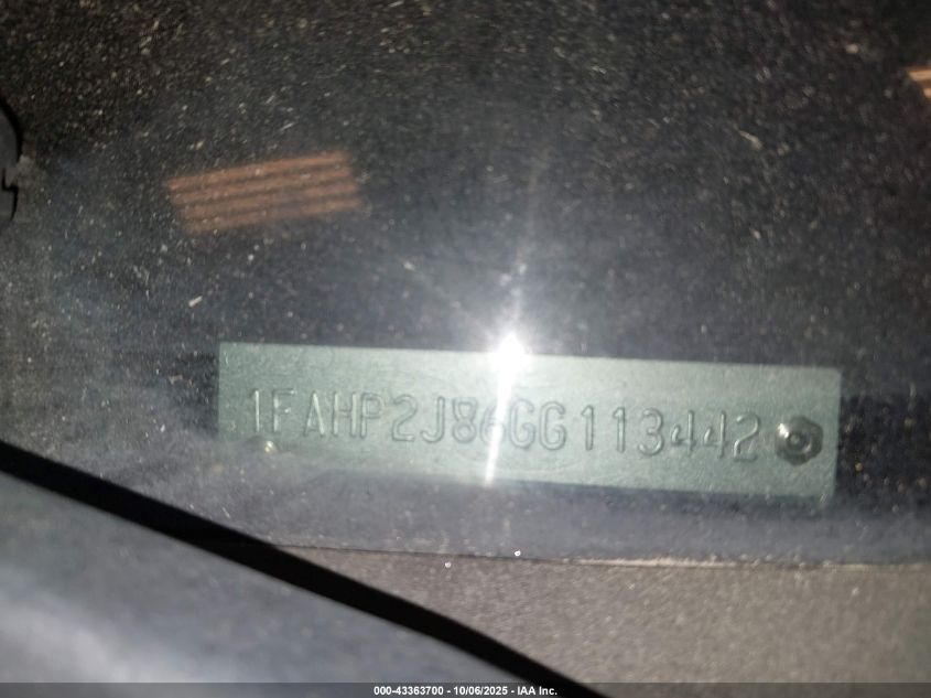 2016 Ford Taurus Limited VIN: 1FAHP2J86GG113442 Lot: 43363700