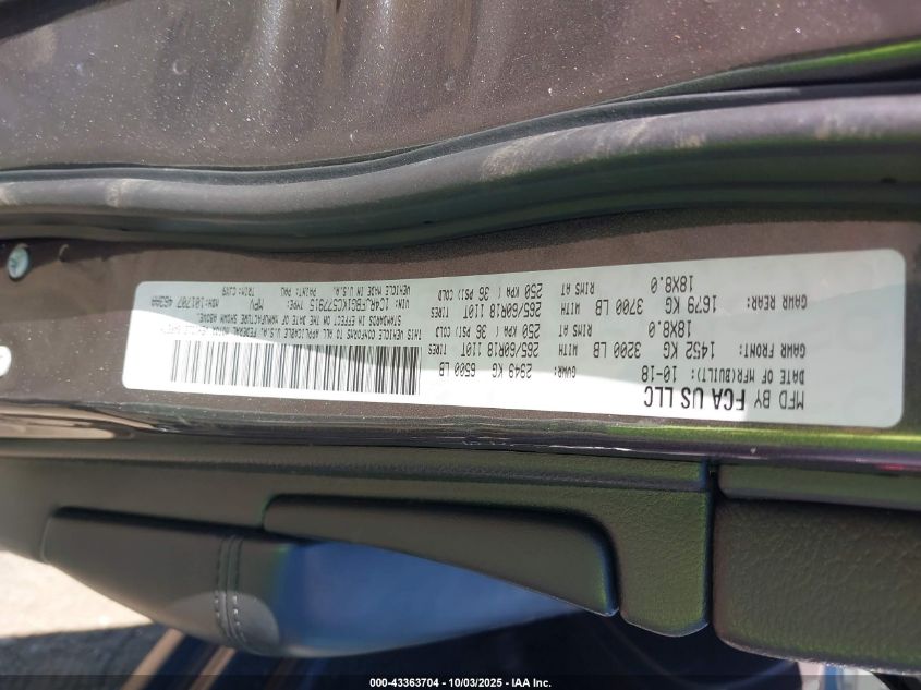 2019 Jeep Grand Cherokee Limited 4X4 VIN: 1C4RJFBG1KC577915 Lot: 43363704