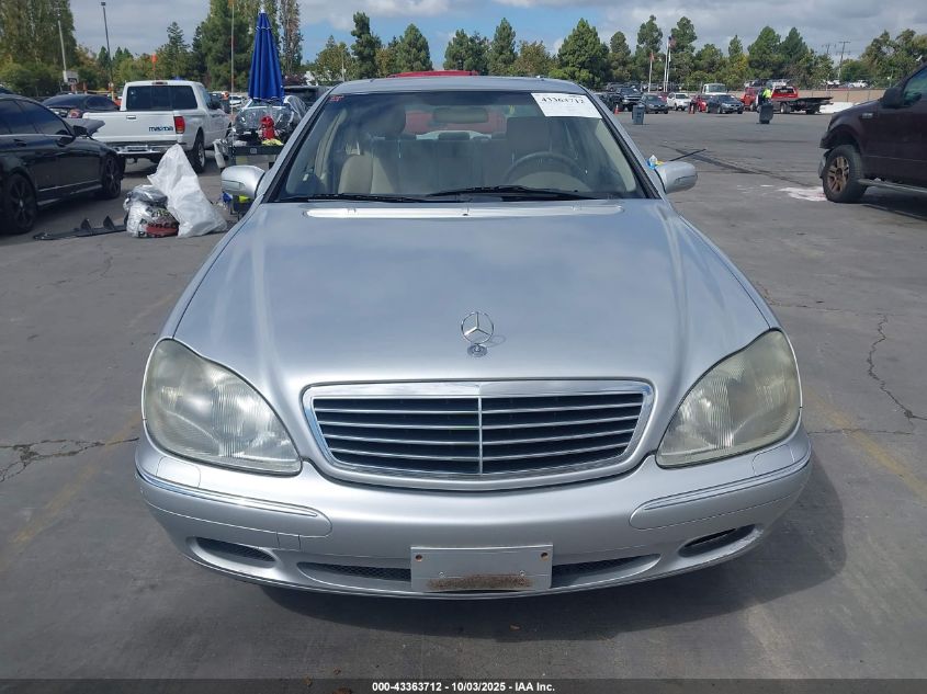 2000 Mercedes-Benz S 430 VIN: WDBNG70J2YA077539 Lot: 43363712