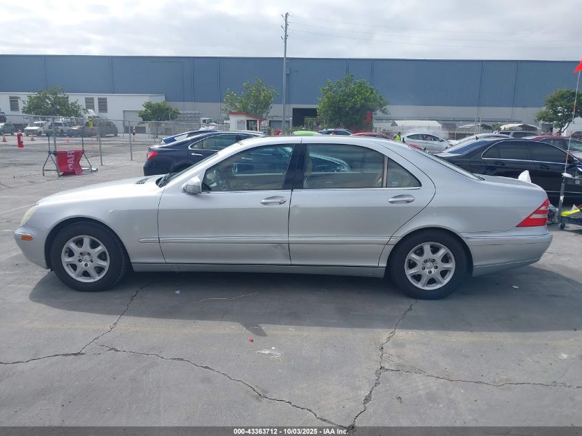 2000 Mercedes-Benz S 430 VIN: WDBNG70J2YA077539 Lot: 43363712