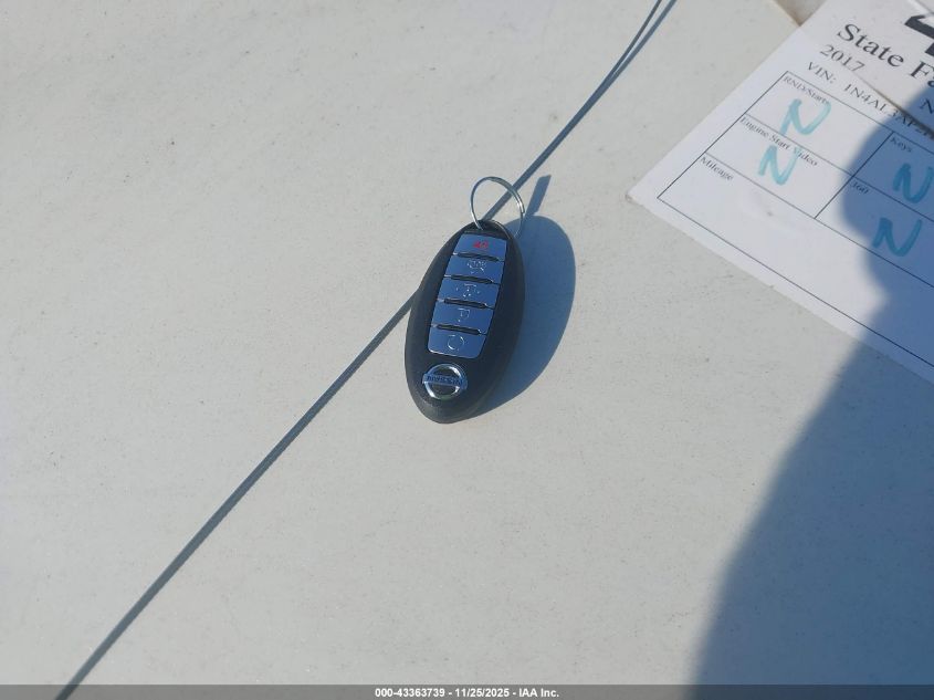 2017 Nissan Altima 2.5 Sv VIN: 1N4AL3AP2HC250963 Lot: 43363739