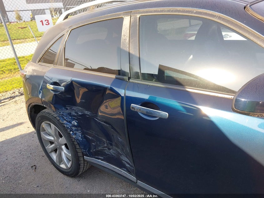 2006 Infiniti Fx35 VIN: JNRAS08U16X102008 Lot: 43363747