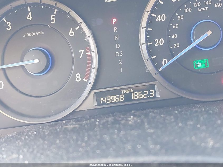 2012 Honda Crosstour Ex-L VIN: 5J6TF1H54CL003708 Lot: 43363754