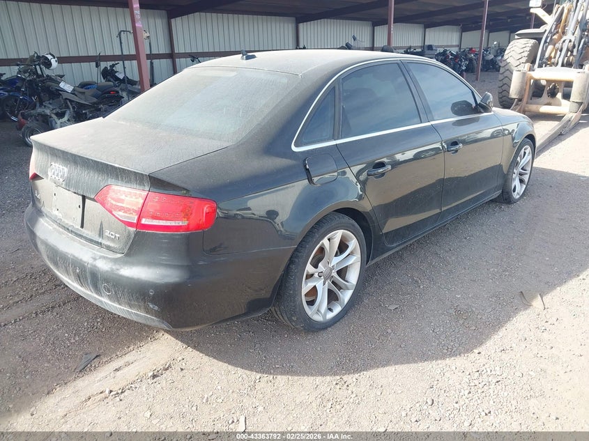 Vin: wauefafl7bn030496, lot: 43858526, audi a4 2.0t premium 20114