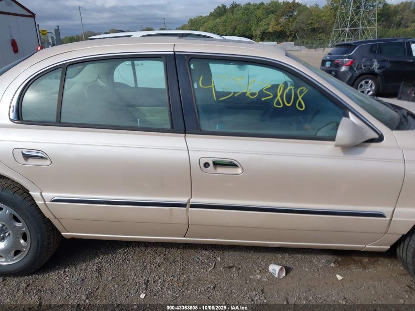 1998 Lincoln Continental VIN: 1LNFM97V4WY633563 Lot: 43363808