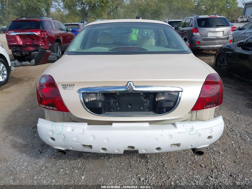 1998 Lincoln Continental VIN: 1LNFM97V4WY633563 Lot: 43363808