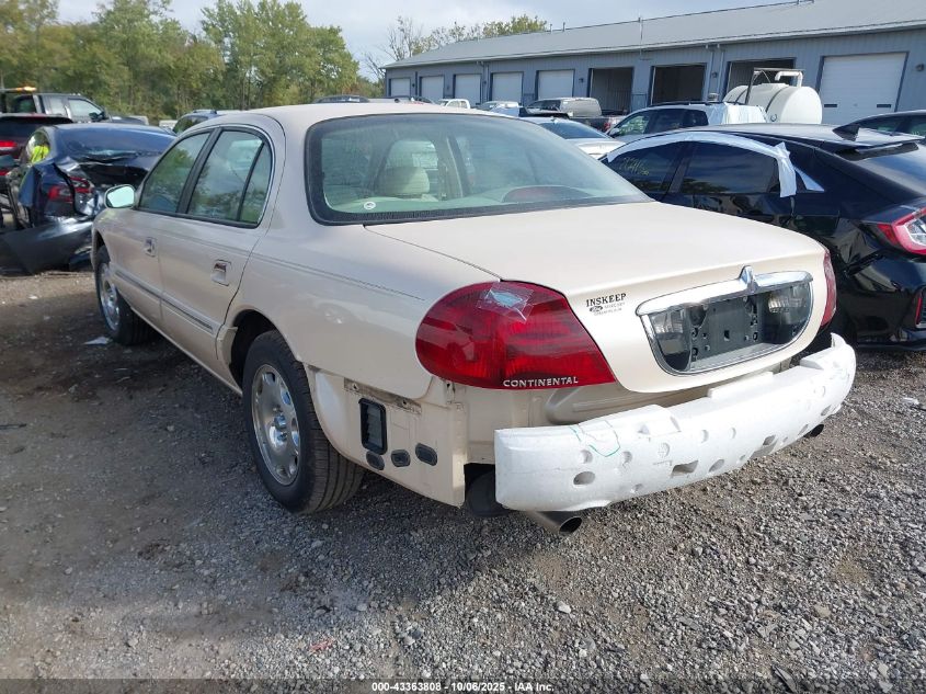 1LNFM97V4WY633563 1998 LINCOLN CONTINENTAL photo no. 3