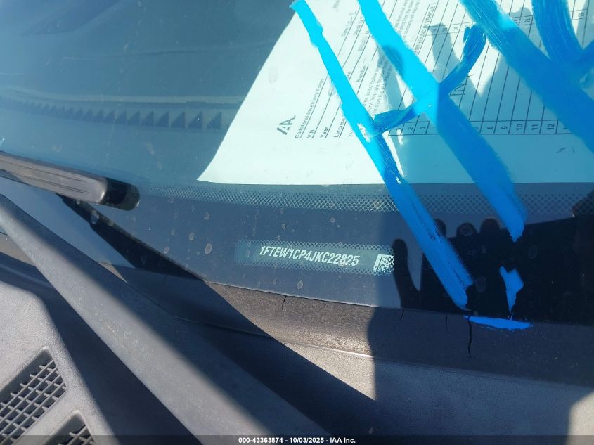 2018 Ford F-150 Xl VIN: 1FTEW1CP4JKC22825 Lot: 43363874