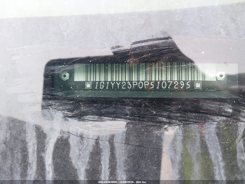 1993 Chevrolet Corvette VIN: 1G1YY23P0P5107295 Lot: 43363909