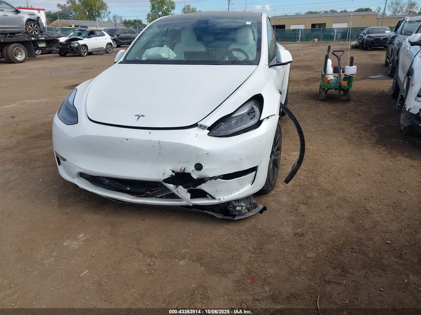 2025 Tesla Model Y Long Range Dual Motor All-Wheel Drive VIN: 7SAYGAEE0SF223994 Lot: 43363914